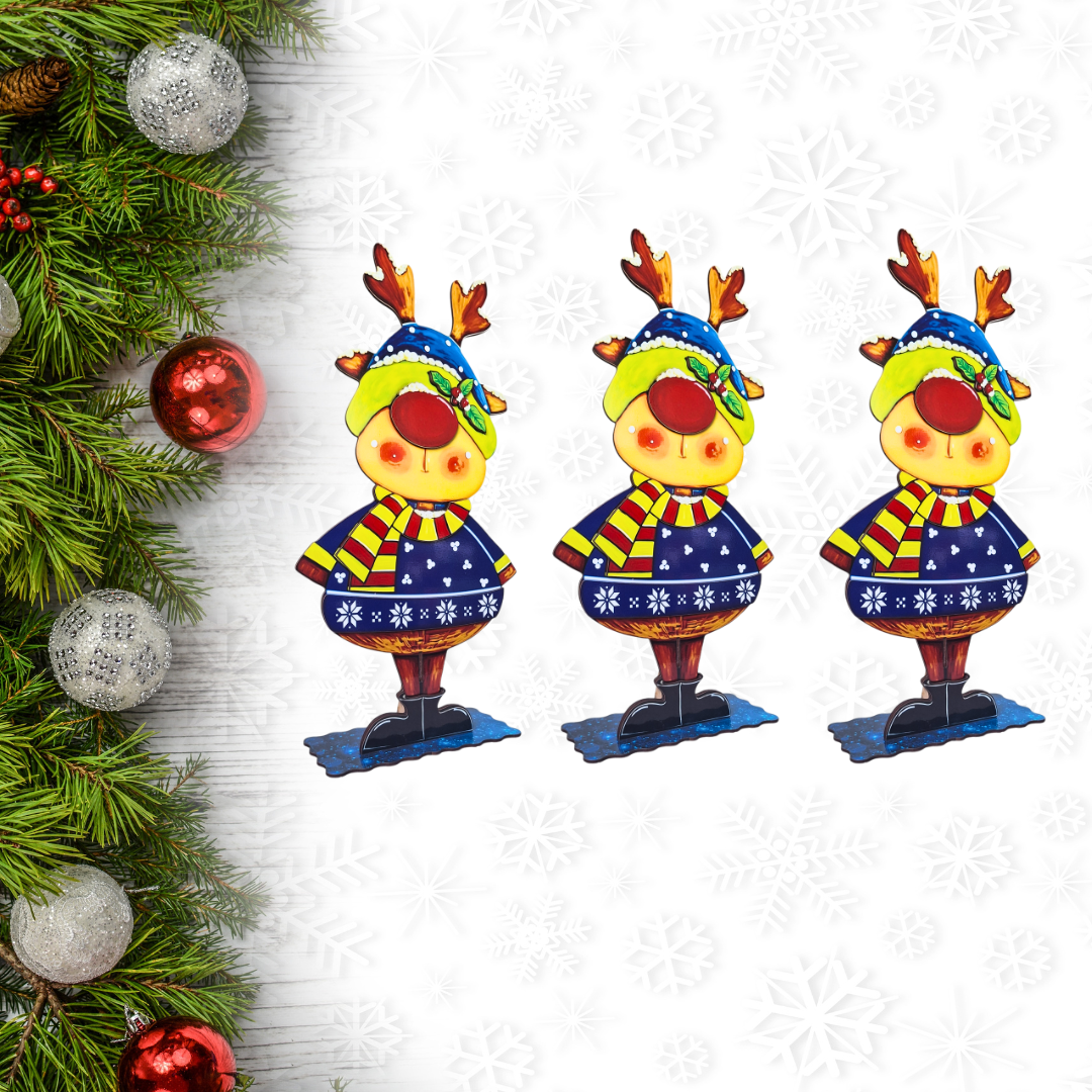 Set X 3 MUÑECOS NAVIDEÑOS con Estilo Único OFERTA POR TIEMPO LIMITADO