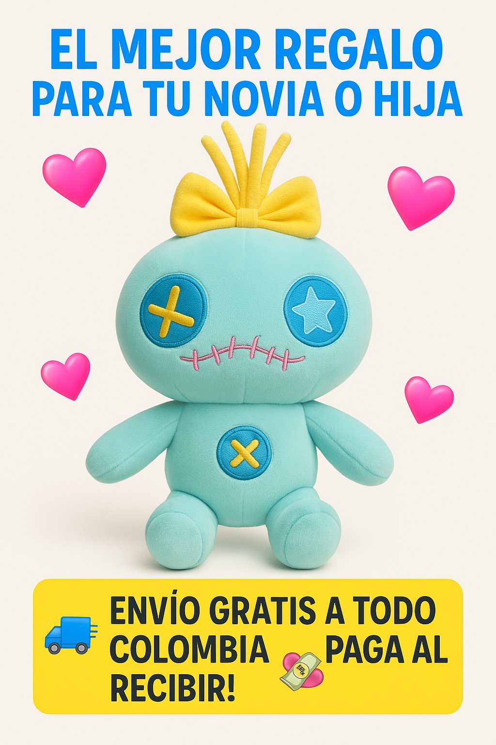 Peluche Trapos de Lilo & Stitch: El Regalo Perfecto para tu Niña Interior + Cartilla para Colorear GRATIS
