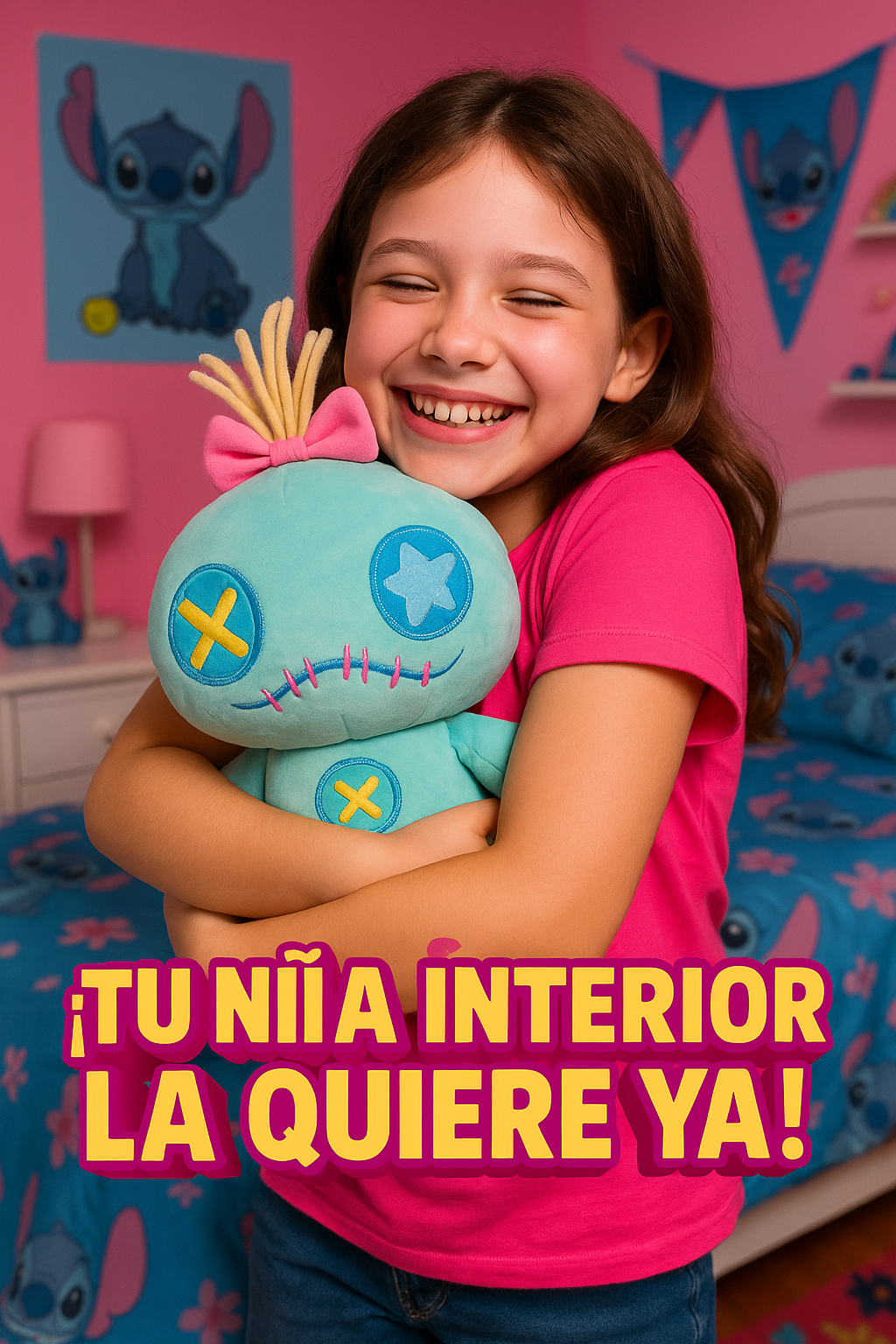Peluche Trapos de Lilo & Stitch: El Regalo Perfecto para tu Niña Interior + Cartilla para Colorear GRATIS