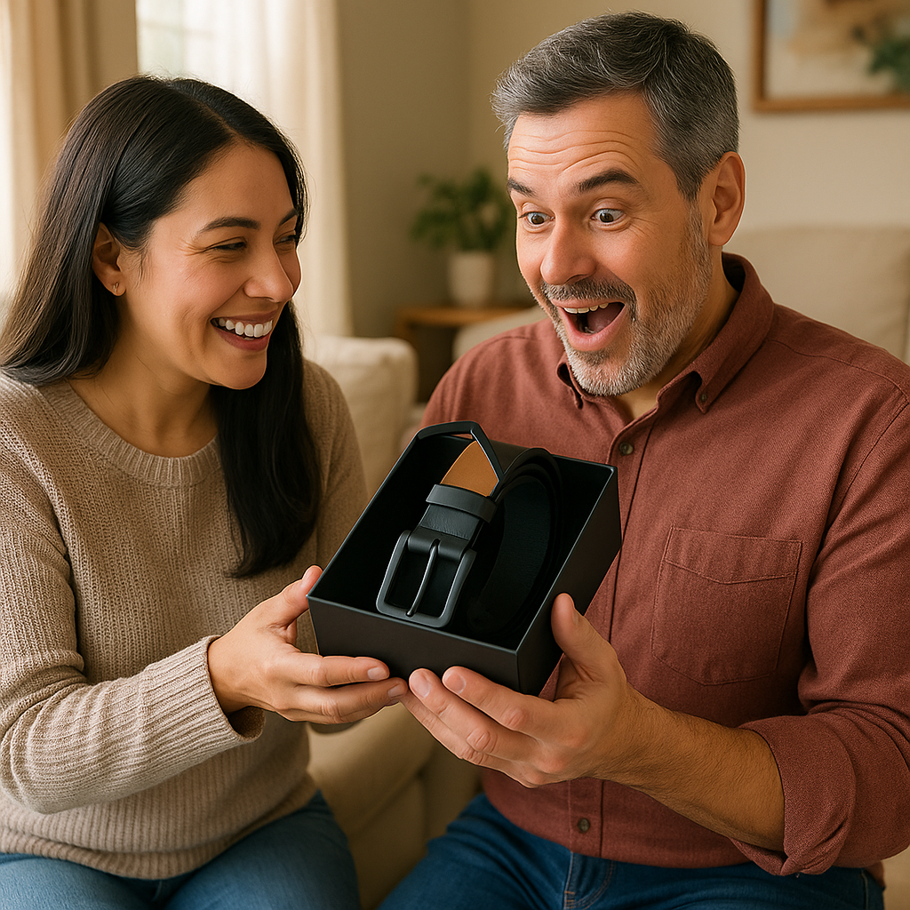 Correa en cuero un regalo con propósito eterno + Guía para cuidado de tu cinturón 🎁 GRATIS