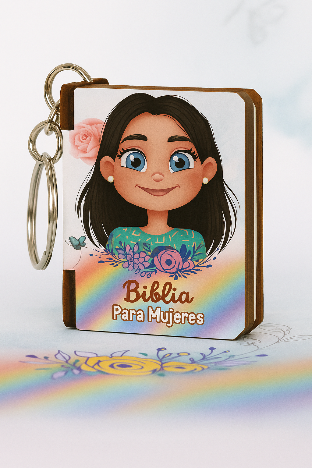 Llavero Biblia MUJER: Un Tesoro de Fe Siempre Contigo + Regalo Especial