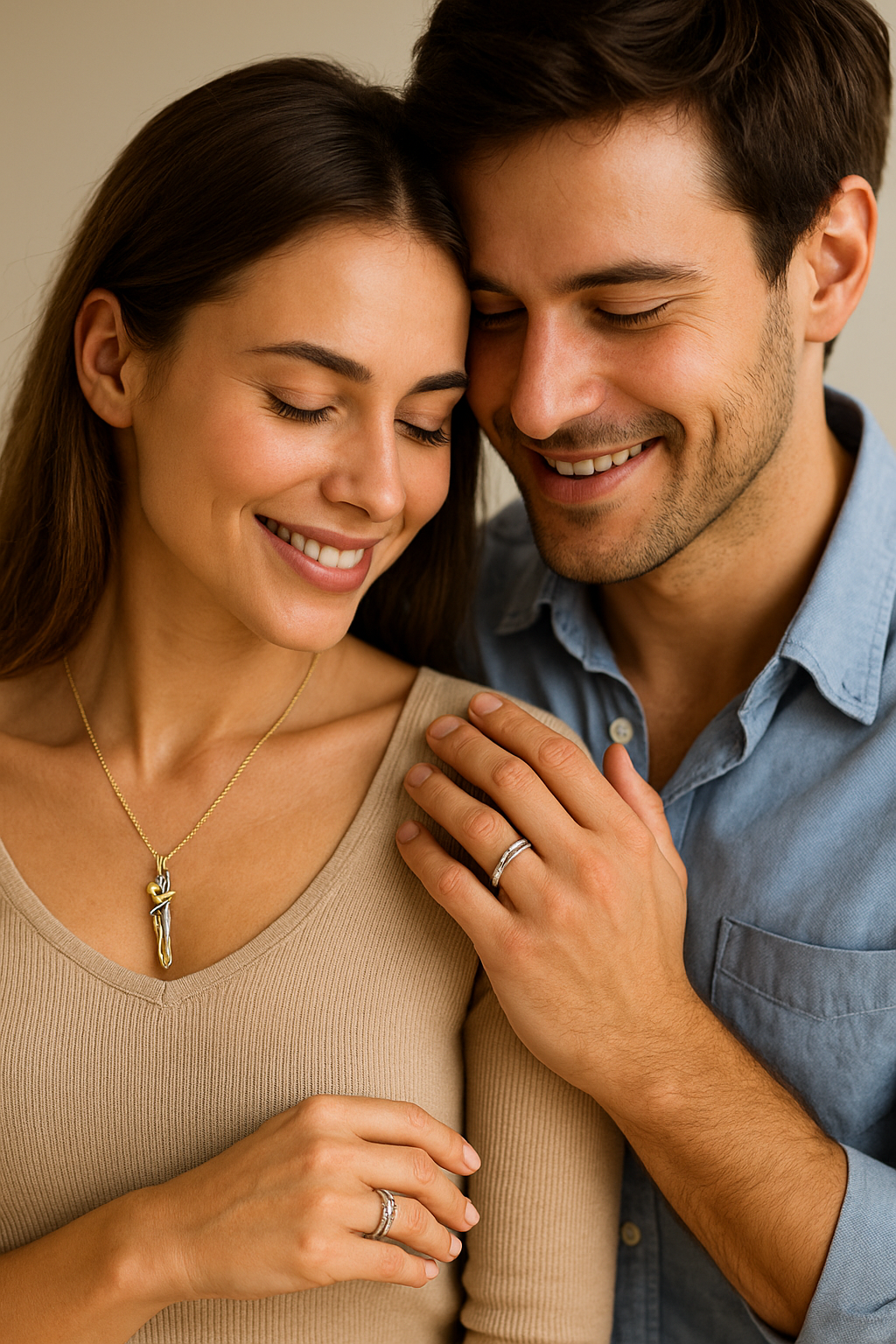 Combo Collar + Anillo Abrazo + Ebook y caja de regalo GRATIS