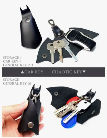 PACK X3 Llaveros Batman Edición PAPÁ + Tarjeta de Regalo GRATIS: Más que un regalo, un símbolo de carácter.