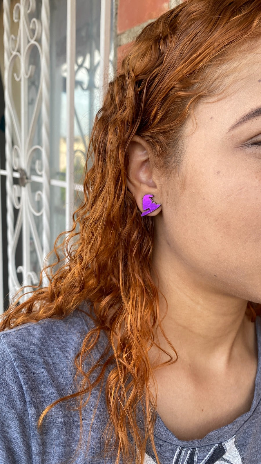 5 PARES DE ARETES ARTESANALES DE HALLOWEEN + REGALO COFRE EN MADERA