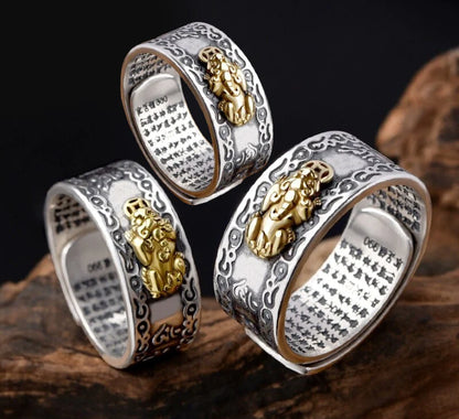 Anillo Pixiu: Para Empresarios y Almas Espirituales+ REGALO SORPRESA