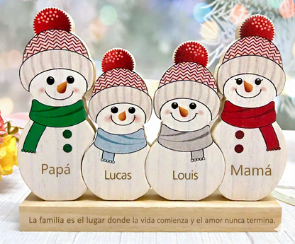 El muñeco de nieve personalizado OFERTA DE NAVIDAD 🎄