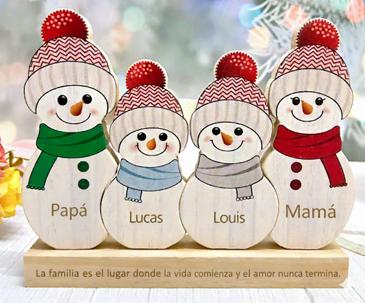 El muñeco de nieve personalizado OFERTA DE NAVIDAD 🎄