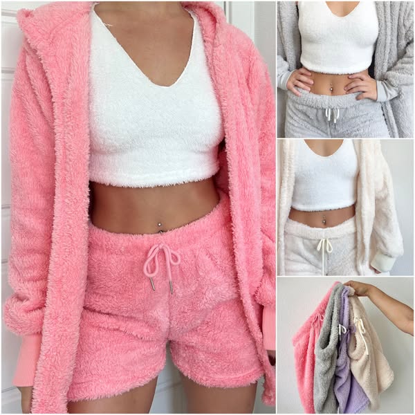 Set de Pijama Afelpada