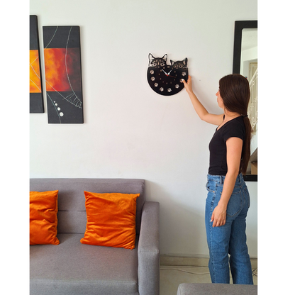 RELOJES en MADERA de 30x30cm ¡Para los amantes de la ESTÉTICA y los ANIMALES!