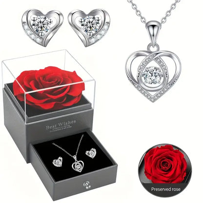 Un Tesoro Que Guarda Joyas, Recuerdos Y Todo El Amor Que Quieres Entregar (Obsequio set cadena y aretes)