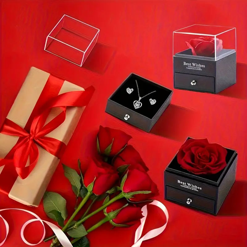 Un Tesoro Que Guarda Joyas, Recuerdos Y Todo El Amor Que Quieres Entregar (Obsequio set cadena y aretes)