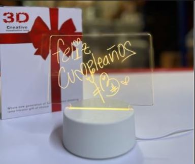 Lámpara Mágica LED de Notas ¡El detalle que enamora y se disfruta todos los días!
