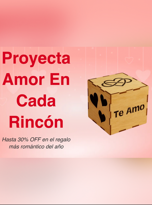 Proyector de amor + 10 citas para hacer en casa