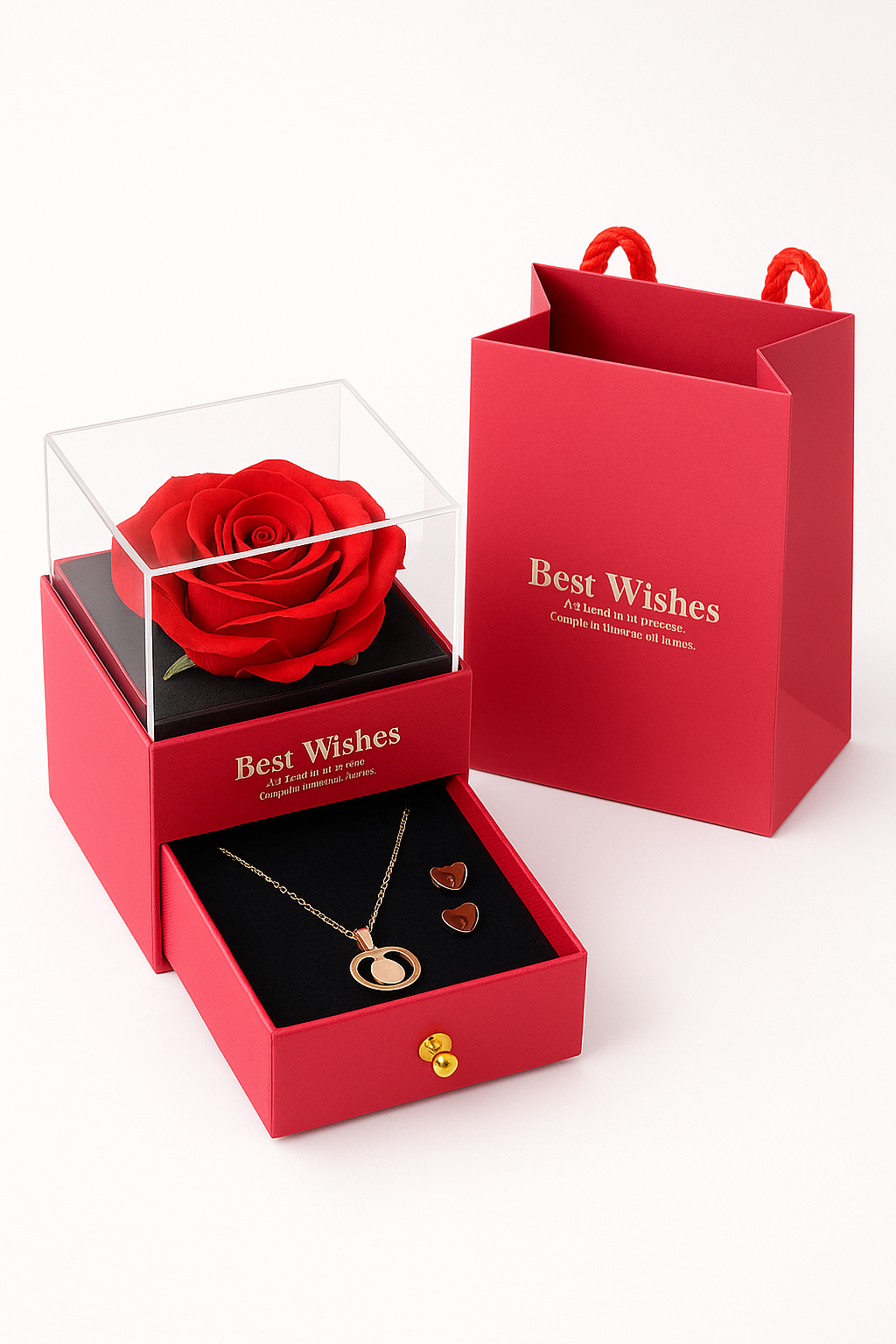 Un Tesoro Que Guarda Joyas, Recuerdos Y Todo El Amor Que Quieres Entregar (Obsequio set cadena y aretes)