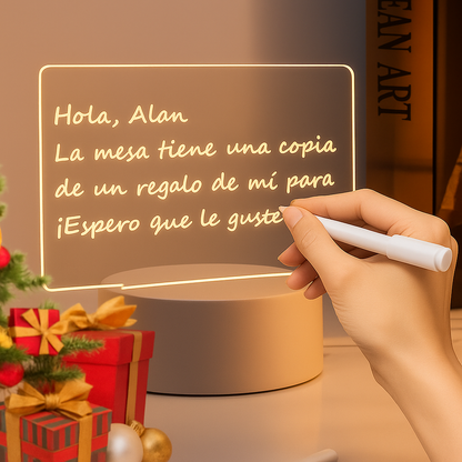 Lámpara Mágica LED de Notas ¡El detalle que enamora y se disfruta todos los días!