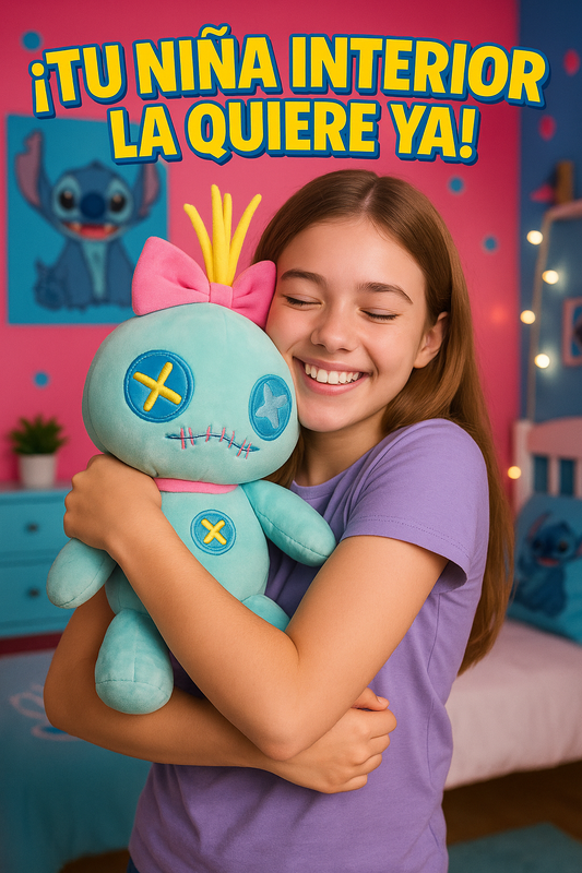 Peluche Trapos de Lilo & Stitch: El Regalo Perfecto para tu Niña Interior + Cartilla para Colorear GRATIS