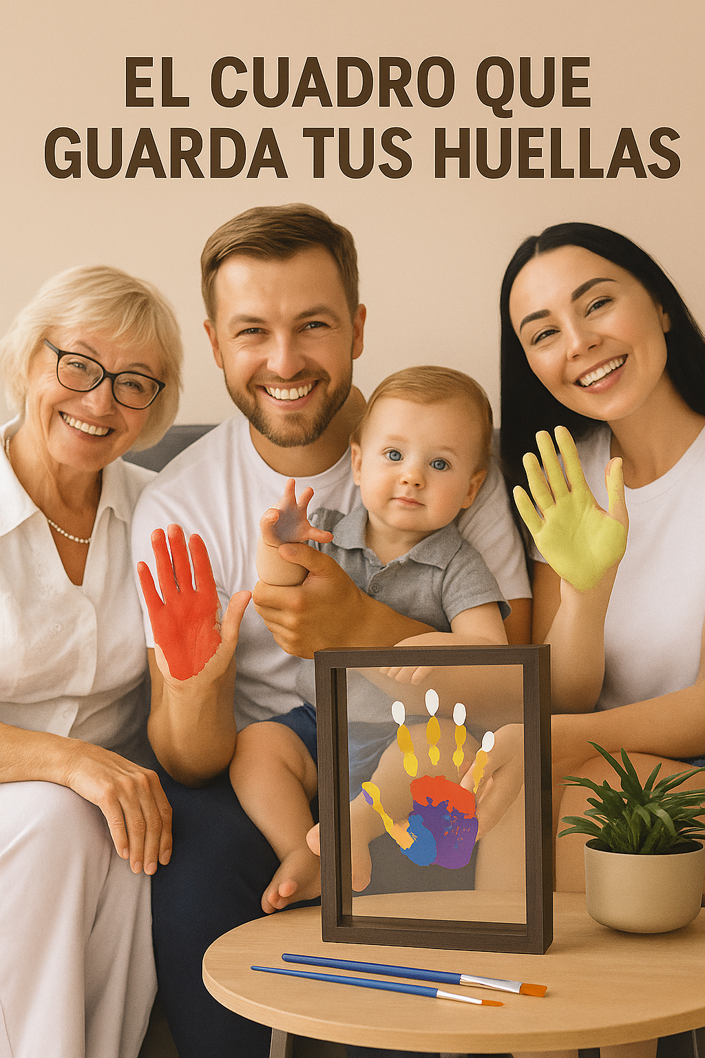 ¡Kit de Huellas Familiares + Guía Especial | Regala Unión y Recuerdos Eternos!