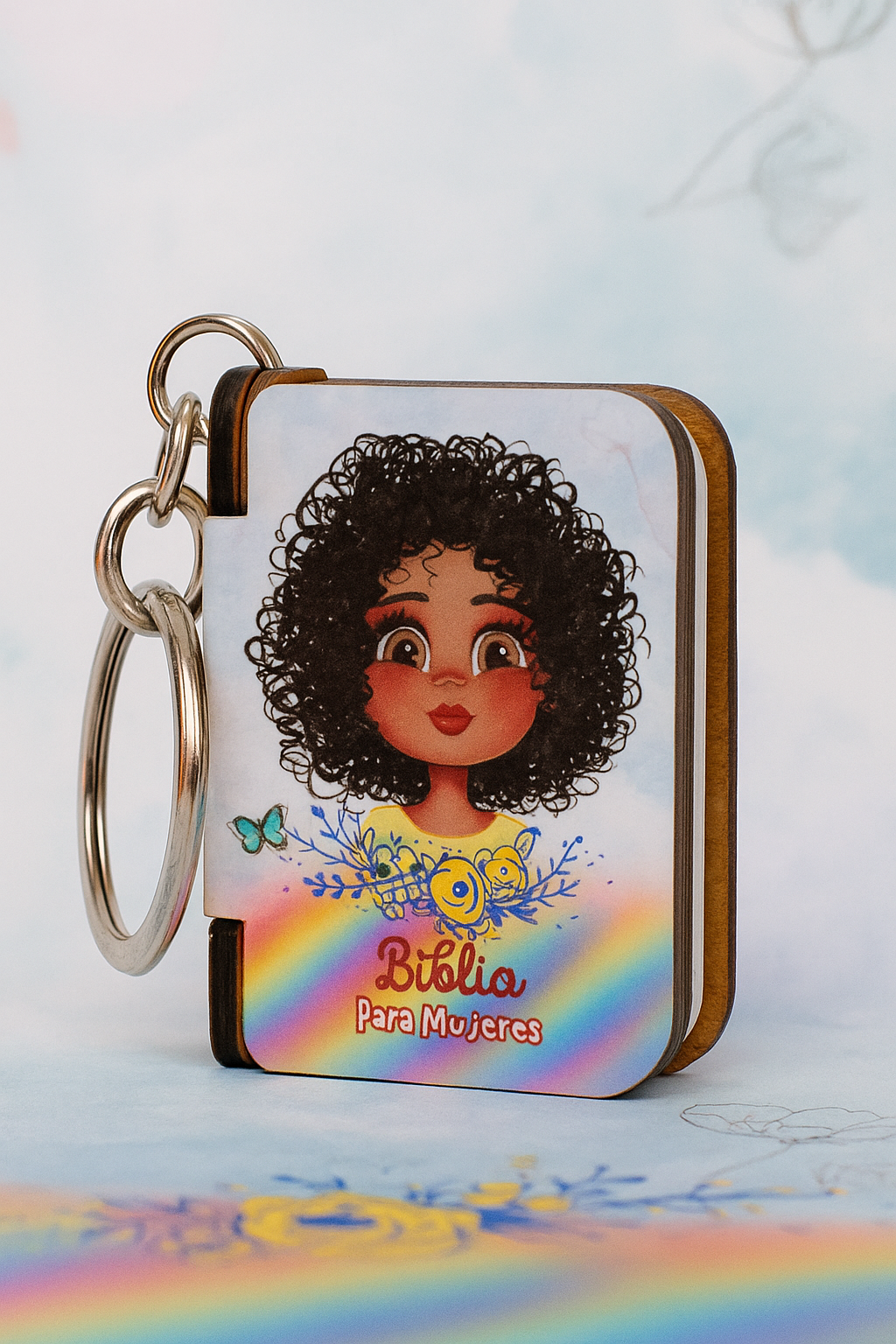 Llavero Biblia MUJER: Un Tesoro de Fe Siempre Contigo + Regalo Especial