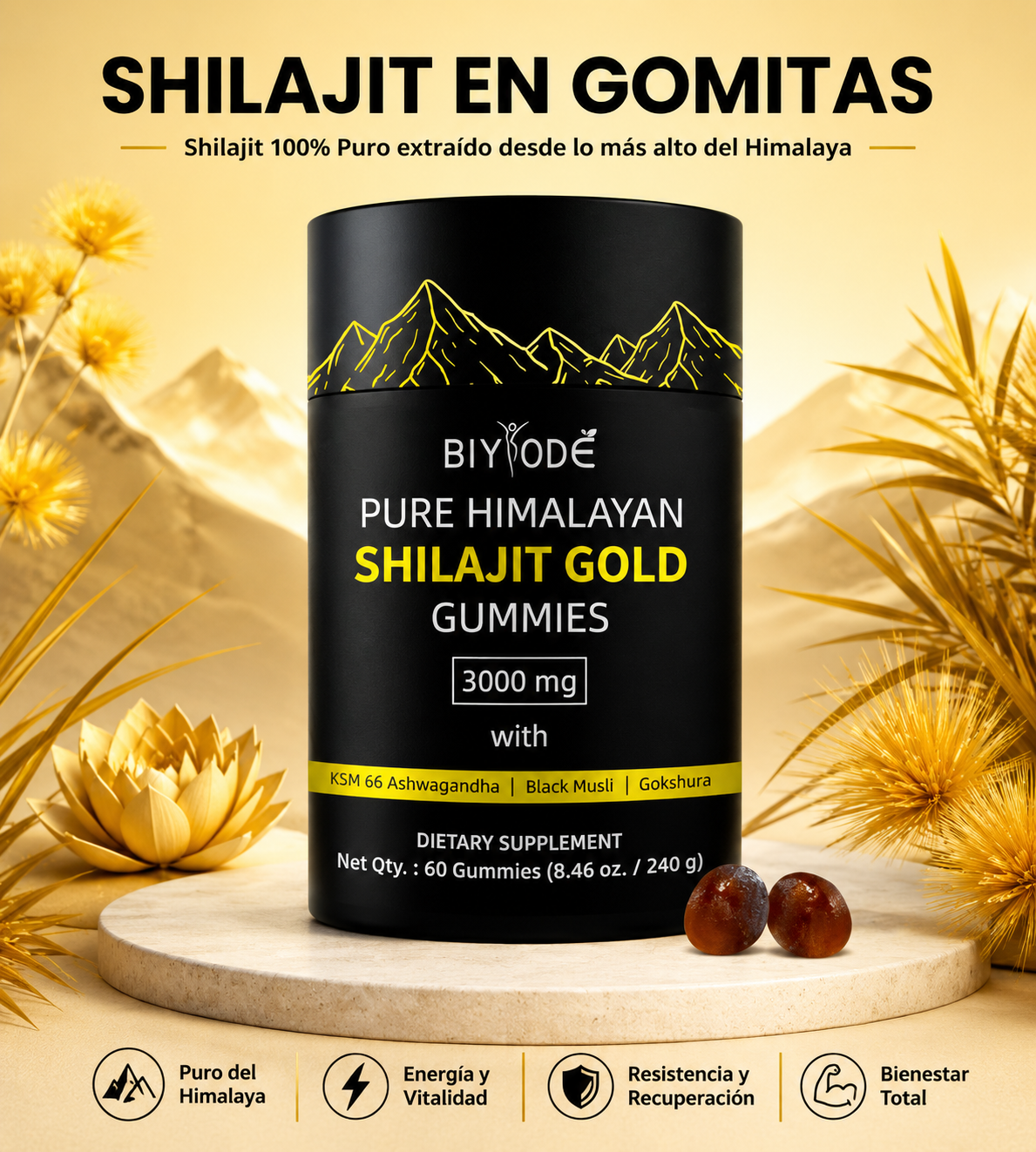 🚀 Activa Tu Mejor Versión con Shilajit Gold Gummies