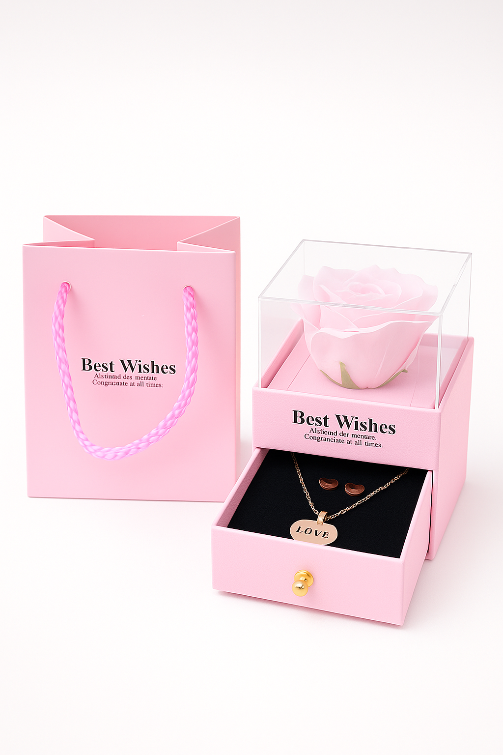 Un Tesoro Que Guarda Joyas, Recuerdos Y Todo El Amor Que Quieres Entregar (Obsequio set cadena y aretes)