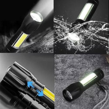Linterna Titanium Pro 3 en 1 + estuche de REGALO + Cable Usb