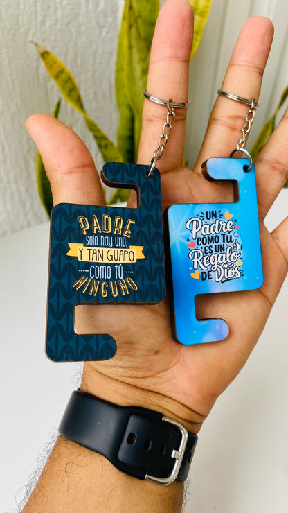 Regala 5 LLAVEROS PORTACELULAR a 5 PAPÁS diferentes! El Regalo Útil y Emotivo que cada Papá Merece + REGALO