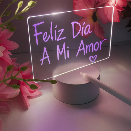 Lámpara Mágica LED de Notas ¡El detalle que enamora y se disfruta todos los días!