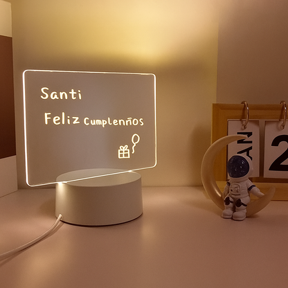Lámpara Mágica LED de Notas ¡El detalle que enamora y se disfruta todos los días!