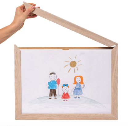 Portarretrato Mágico: Organiza, Protege y Muestra las Obras de Arte de tus Hijos