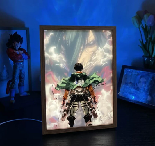 Descubre su poder oculto: Cuadro Anime Luminoso