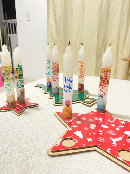 SET DE PORTAVELAS + REGALO 11 Velas ¡OFERTA POR TIEMPO LIMITADO!