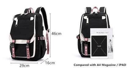 MORRAL SMART KAWAII + PELUCHE POMPOM: INCLUYE PUERTO PARA CARGA Y PUERTO AURICULAR