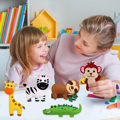 KIT 10 animalitos 🎄 para rellenar ¡Adiós pantallas, hola creatividad! Lleva gratis materiales