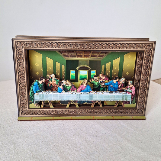 La ÚLTIMA CENA 3D en MADERA: Un símbolo de fe que ilumina tu hogar + REGALO E-BOOK "Caminar Con Jesús"