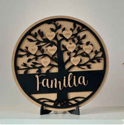 Cuadro Portallaves en Madera ¡El REGALO perfecto para MAMÁ! + OBSEQUIO Ramo de Flores Calendario + Portacelular